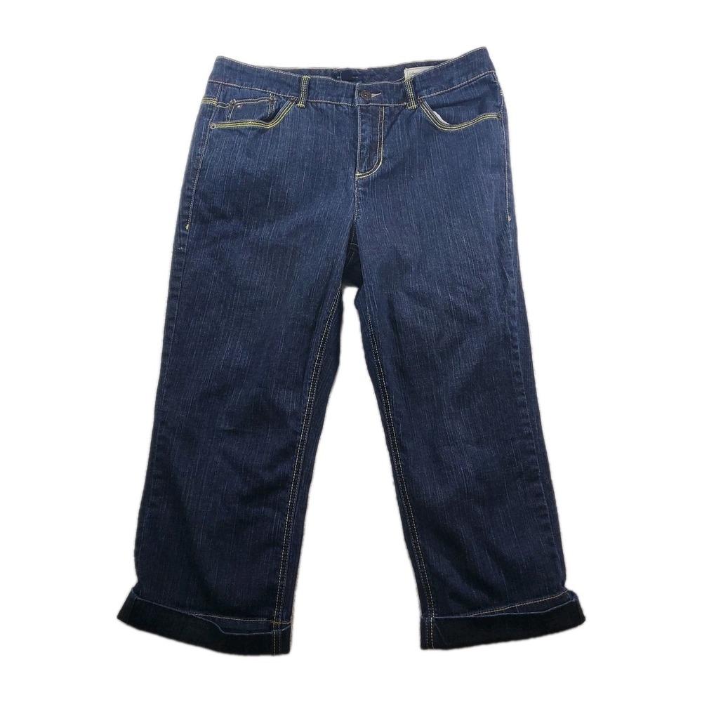 Tommy Hilfiger Capri Jeans Womens Size 12 American Hope Classic Rise Blue